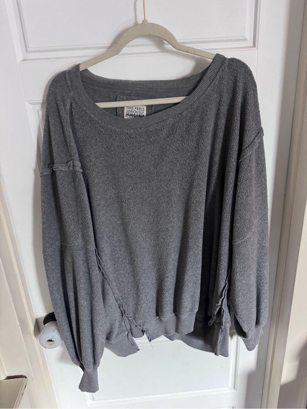 American Eagle Outfitters Gray Pullover Sweater